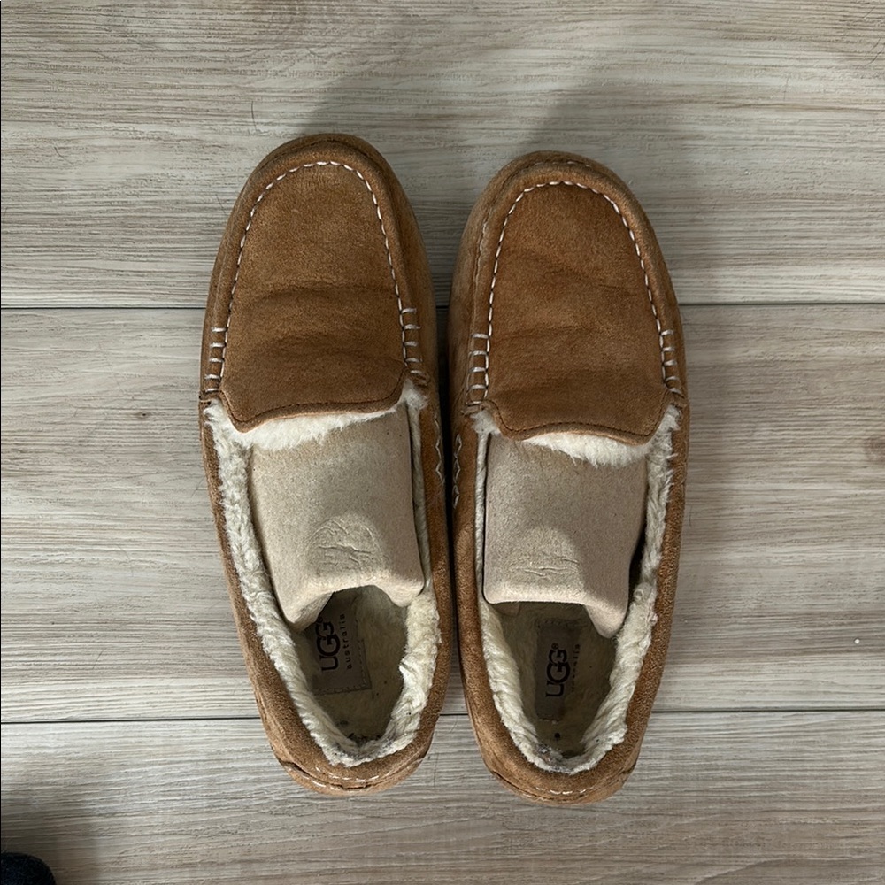 UGG Tan Suede Loafers